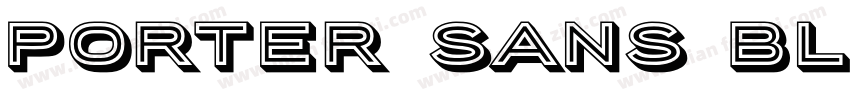 Porter Sans Block字体转换